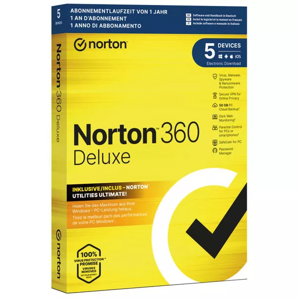 360 Deluxe 5 Devices inkl. Norton Utilities Ultimate