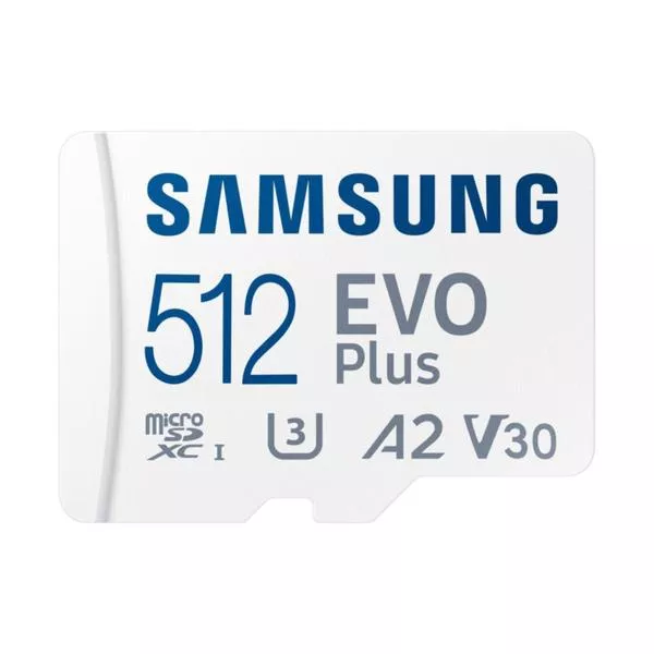 MicroSDXC Evo+ 512GB - 130MB/s, V30, U3, UHS-I