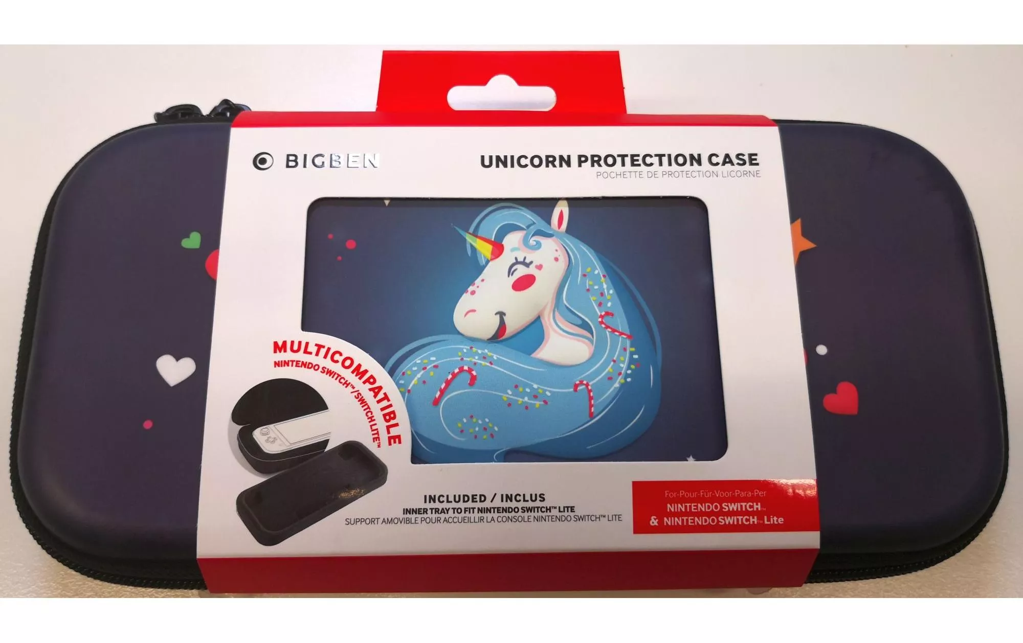 Housse de protection Travel Case Unicorn 3D-Design