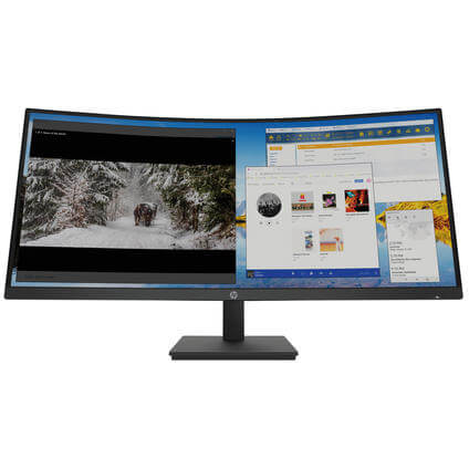HP Curved Monitor M34d