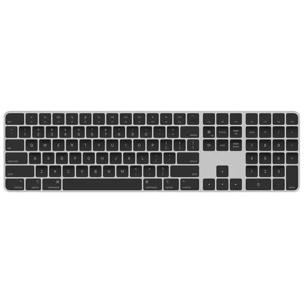Magic Keyboard with Touch ID and Numeric Keypad for Mac - Black Keys - Swiss