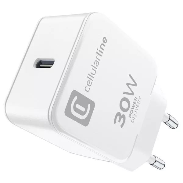 Charger USB-C Apple 30W, bianco