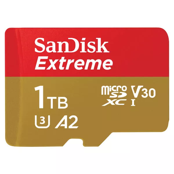 Extreme microSDXC 1TB - 190MB/s, U3, UHS-I