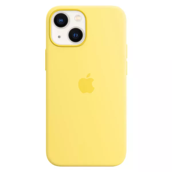 iPhone 13 mini Silikon Case with MagSafe yellow