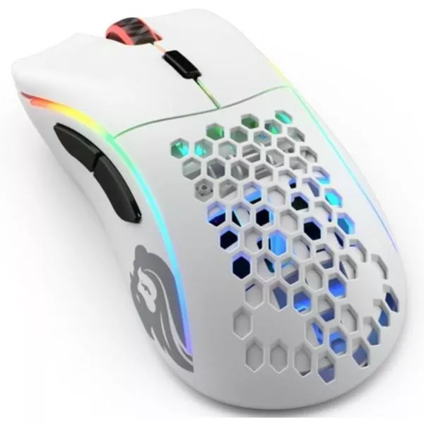 D Wireless Gaming Mouse - matte white - GLO-MS-DW-MW