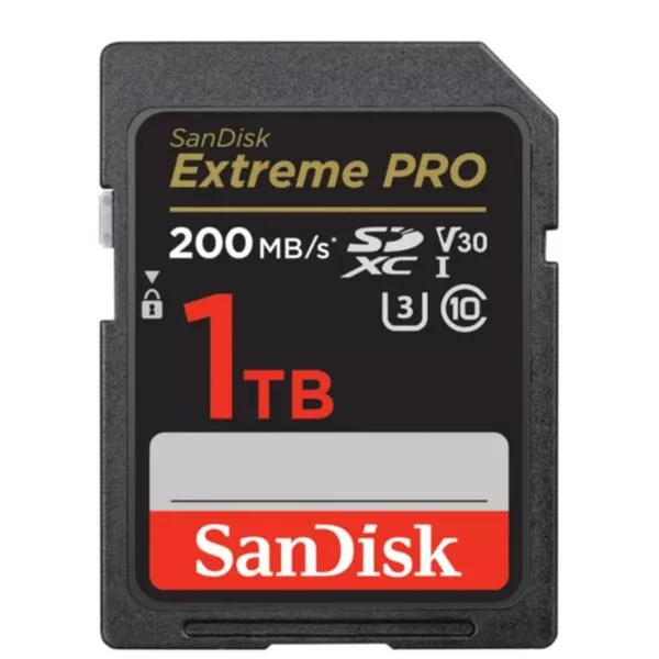 Extreme Pro SDXC 1 To - 200 MB/s, U3, UHS-I