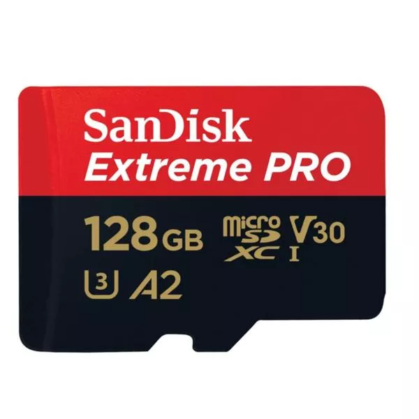 Extreme Pro microSDXC 128GB - 200MB/s, U3, UHS-I