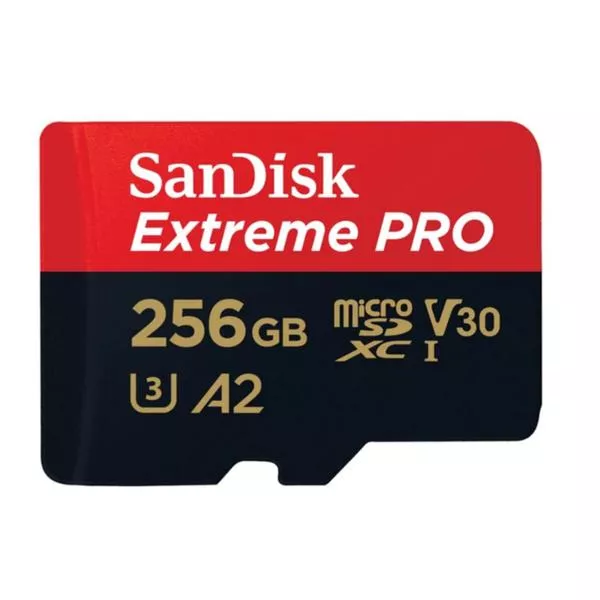 Extreme Pro microSDXC 256GB - 200MB/s, U3, UHS-I