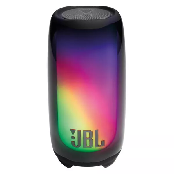 Pulse 5 black - Bluetooth Lautsprecher, IP67 Staub- und Wasserdicht, Lichteffekte