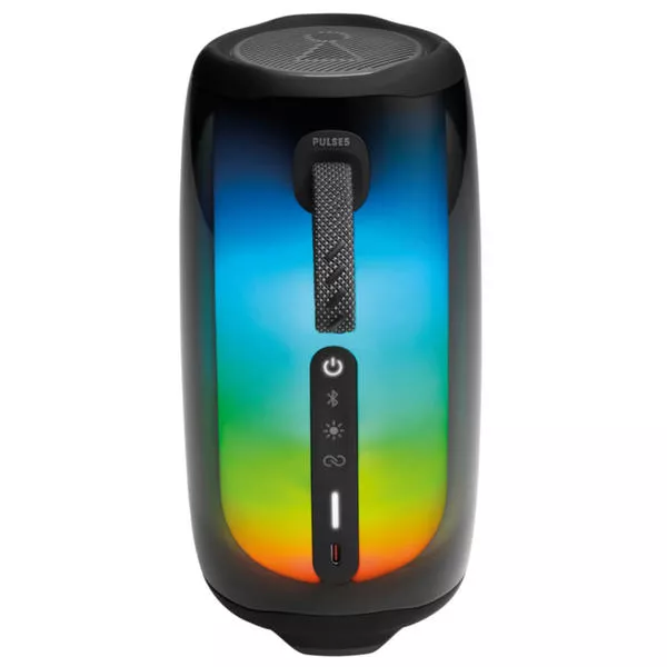 Pulse 5 black - Bluetooth Lautsprecher, IP67 Staub- und Wasserdicht,  Lichteffekte - Portable Speakers