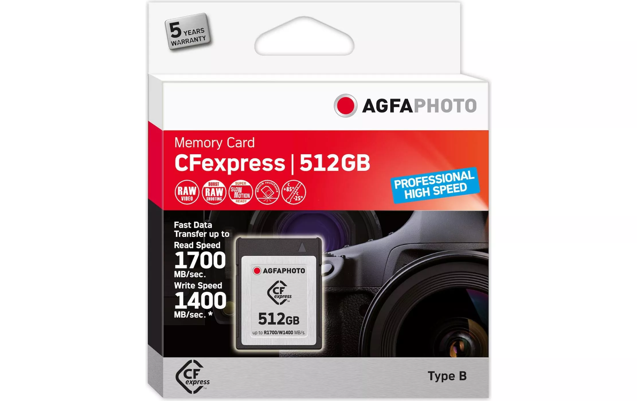 CFexpress-Karte Professional Type B 512 GB