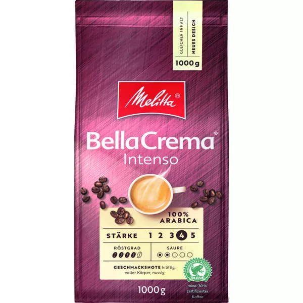 BellaCrema Intenso 1 Kg Kaffeebohnen