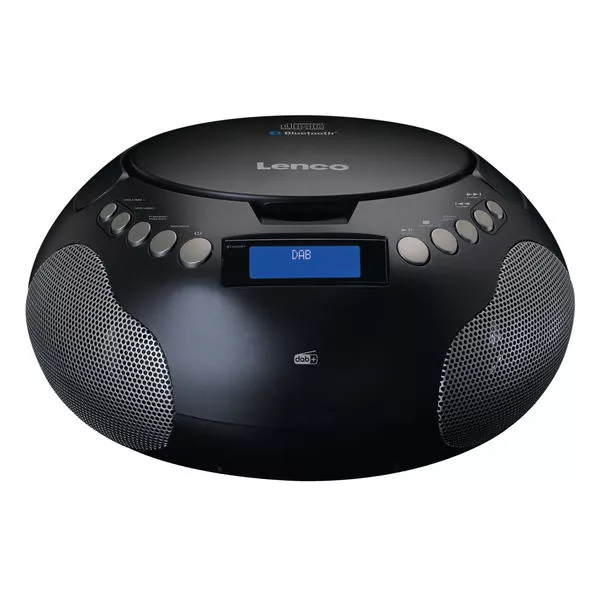 SCD-341BK noir - Radio, FM, DAB+, CD, Bluetooth, alimentation secteur, alimentation par piles