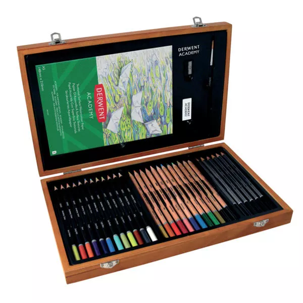 Academy boîte de crayons de couleur 35 pièces
