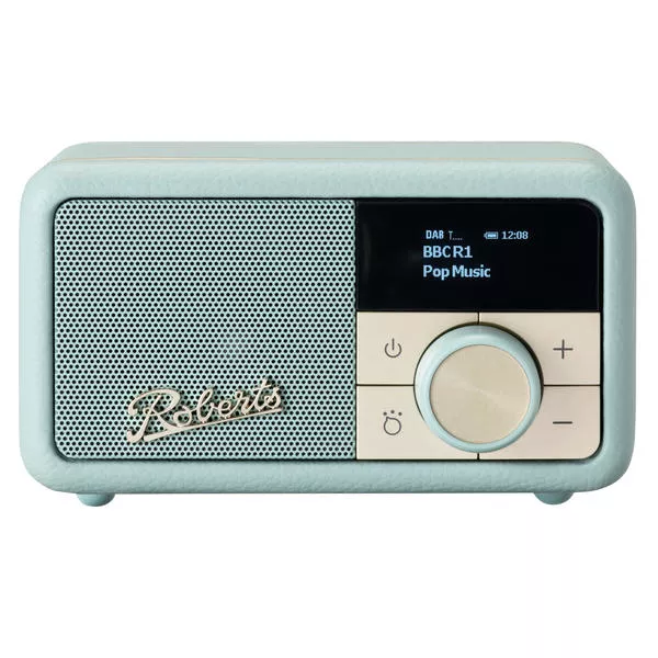 Revival Petite Duck Egg Blue - Radio DAB / DAB+ / FM in formato ridotto con Bluetooth e batteria integrata