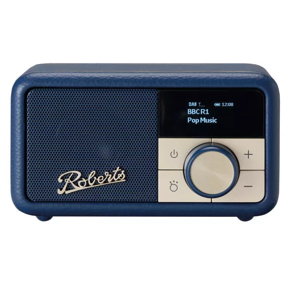 Revival Petite Midnight Blue - DAB / DAB+ / FM-Radio im Kleinformat mit Bluetooth und eingebautem Akku