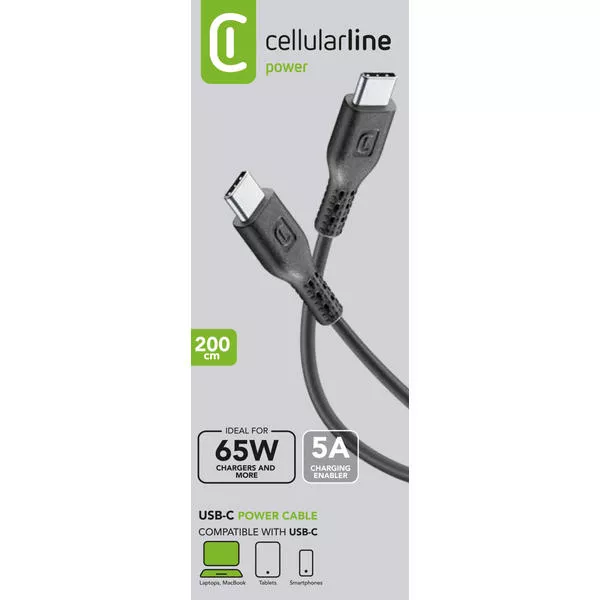 Câble USB-C vers USB-C 2M qualité d'origine avec packaging
