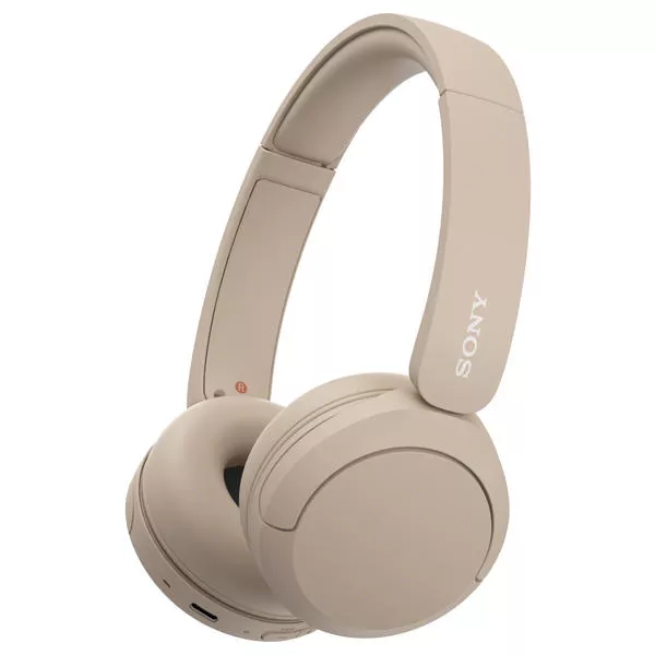WH-CH520 kabellose Bluetooth On-Ear Kopfhörer, beige