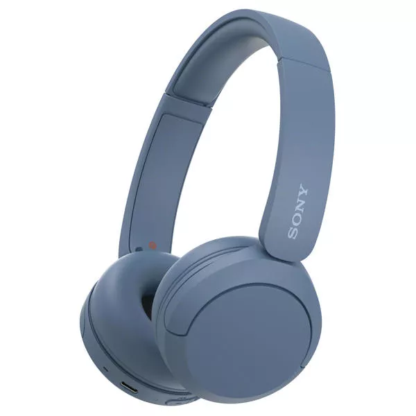 WH-CH520 kabellose Bluetooth On-Ear Kopfhörer, Blue