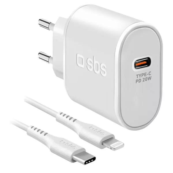 Chargeur USB-C 20W Kit Lightning Kabel 1m