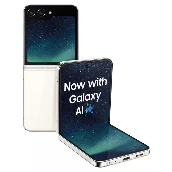 Galaxy Z Flip5 - 256GB, Cream, 6.7\", 12 MP, 5G