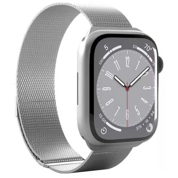 MILANESE Band for Apple Watch 42-44-45-49mm, silber