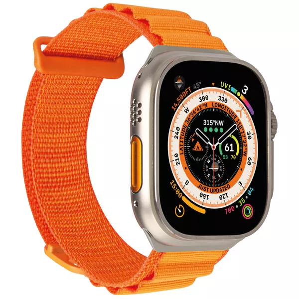 EXTREME polyester watch band for Apple Watch 42-44-45-49mm, orange