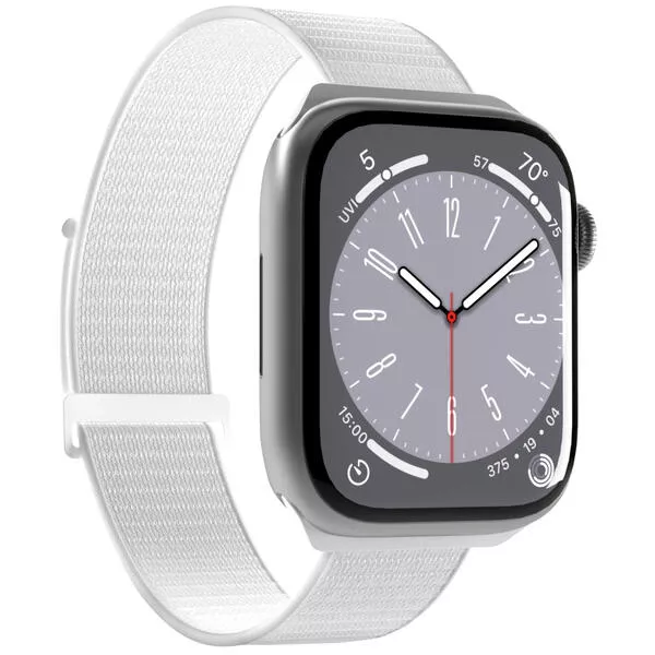 SPORT nylon watch band for Apple Watch 38\u201340\u201341mm, white