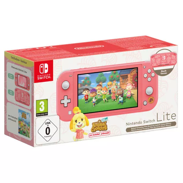 Switch Lite Animal Crossing: New Horizons Isabelle Aloha Edition