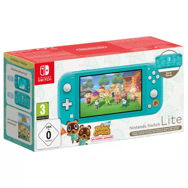 Switch Lite Animal Crossing: New Horizons Timmy  Tommy
<br />Aloha
<br />Edition