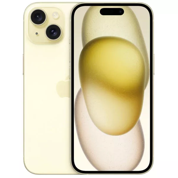iPhone 15, 512 GB, Yellow, 6.1\", 48 MP, 5G