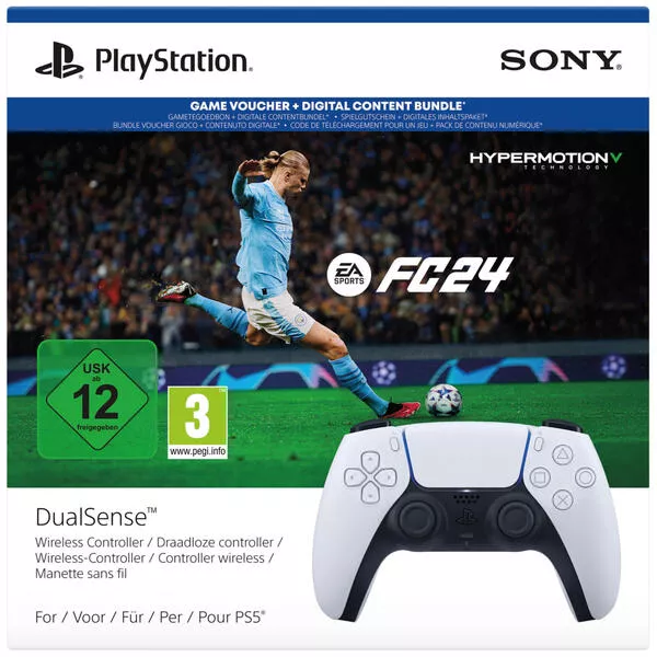 DualSense Wireless-Controller EA Sports FC 24 Bundle [PS5] D/F/I