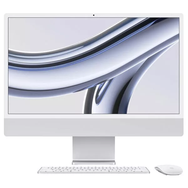 iMac 2023 Silver [24\", M3 Chip, 8-core CPU, 10-core GPU, 8 GB RAM, 256 GB SSD, MQRJ3SM/A]