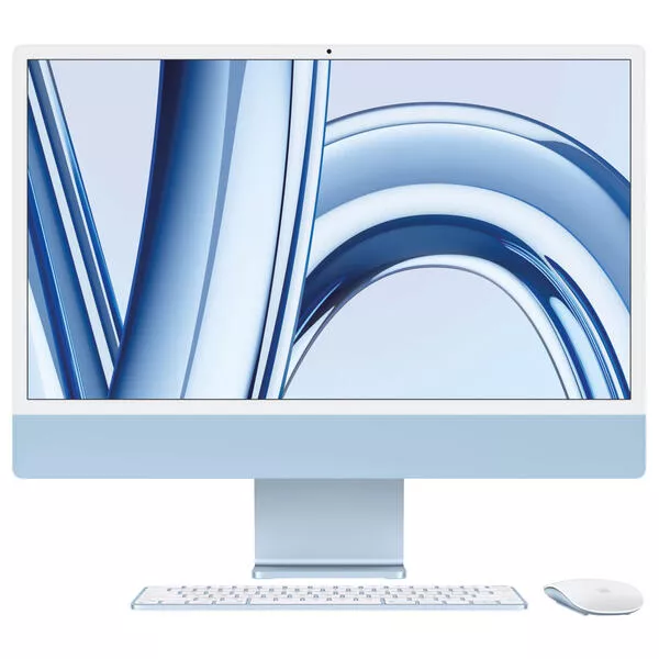 iMac 2023 Blue [24\", M3 Chip, 8-core CPU, 10-core GPU, 8 GB RAM, 256 GB SSD, MQRQ3SM/A]
