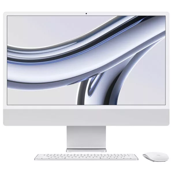 iMac 2023 Silver [24\", M3 Chip, 8-core CPU, 10-core GPU, 8 GB RAM, 512 GB SSD, MQRK3SM/A]