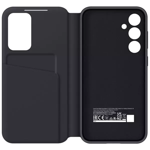 Galaxy S23 FE Book-Cover Smart View Wallet Case, Black