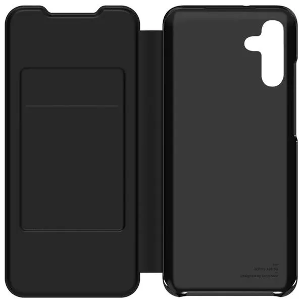 Galaxy A25 Book-Cover Wallet Flip Case, Black
