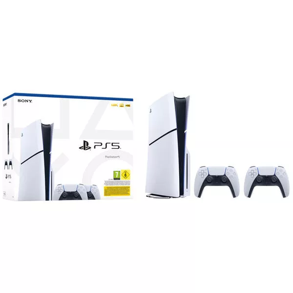 PlayStation 5 Slim Bundle avec 2 manettes [PS5] D/F/I