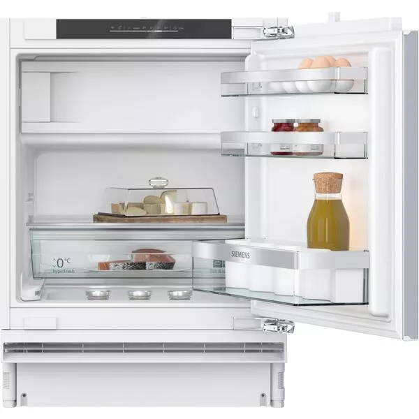 iQ500, Unterbau-Kühlschrank mit Gefrierfach, 82 x 60 cm, Flachscharnier mit Softeinzug KU22LADD0H