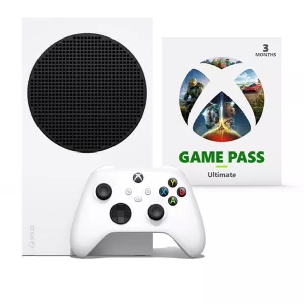 Xbox Series S, 512GB, 3 mois de Game Pass Ultimate Starter Pack, Blanc