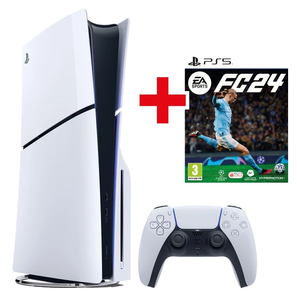 Sony Playstation 5 Slim + EA Sports FC 24 Set