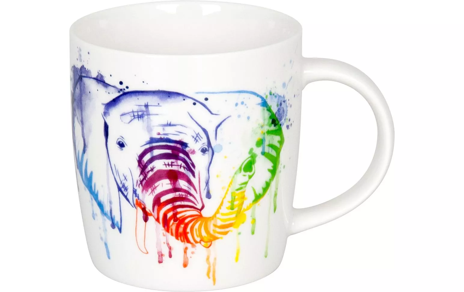 Kaffeetasse Elefant watercoloured Animals 350 ml, 1 Stück