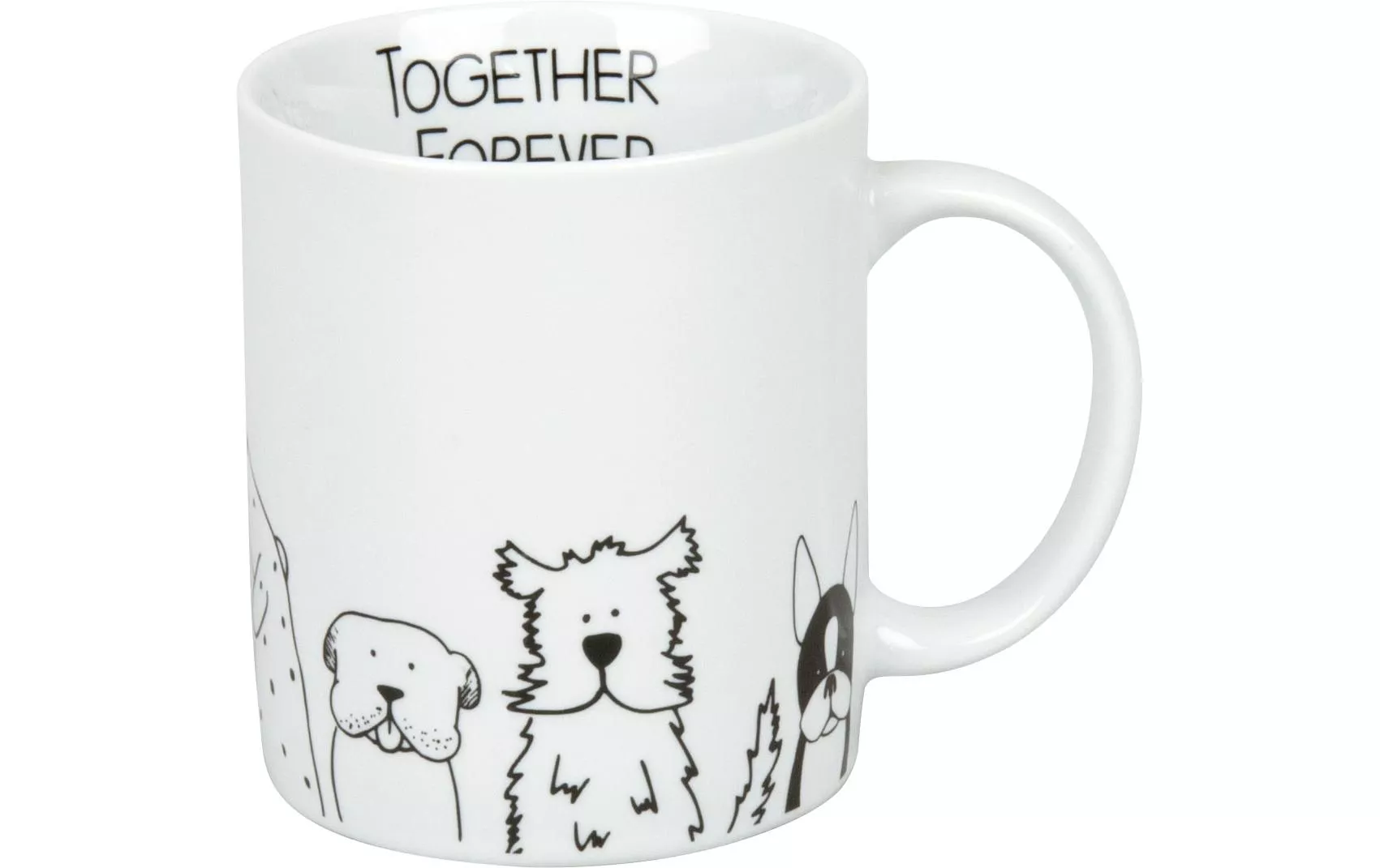 Tasse universelle Funny dogs 300 ml, 1 Pièce/s, Blanc