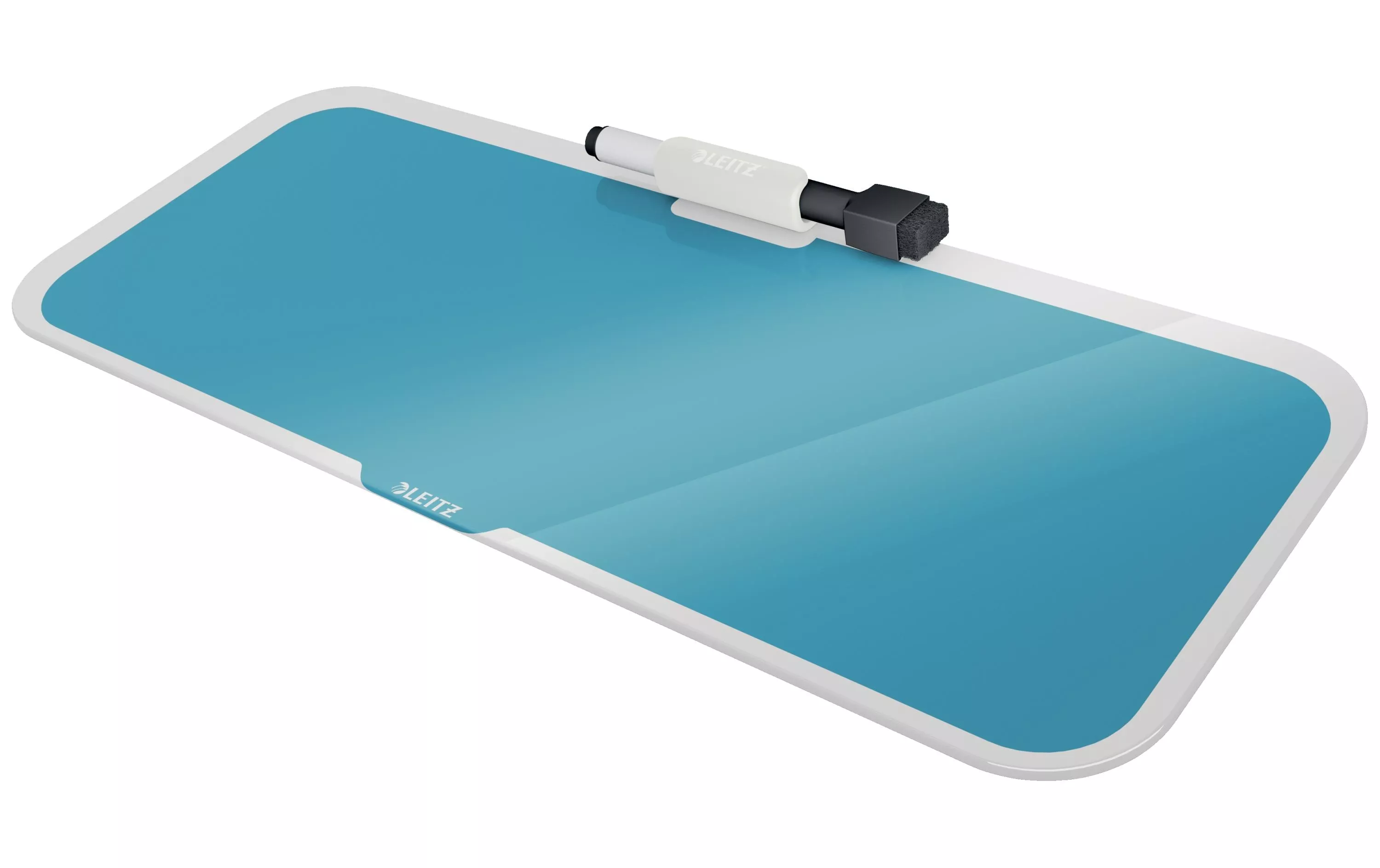 Glassboard Desktop Memo Board Blu