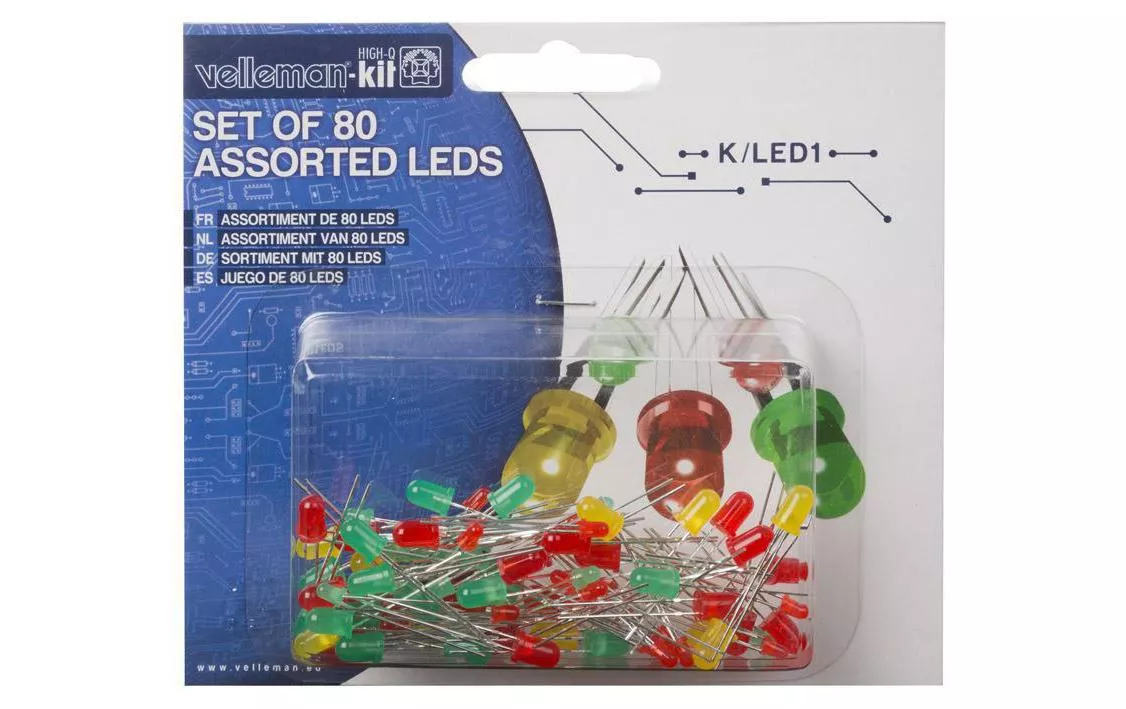 diodi luminosi K/LED1, LED 80 pezzi