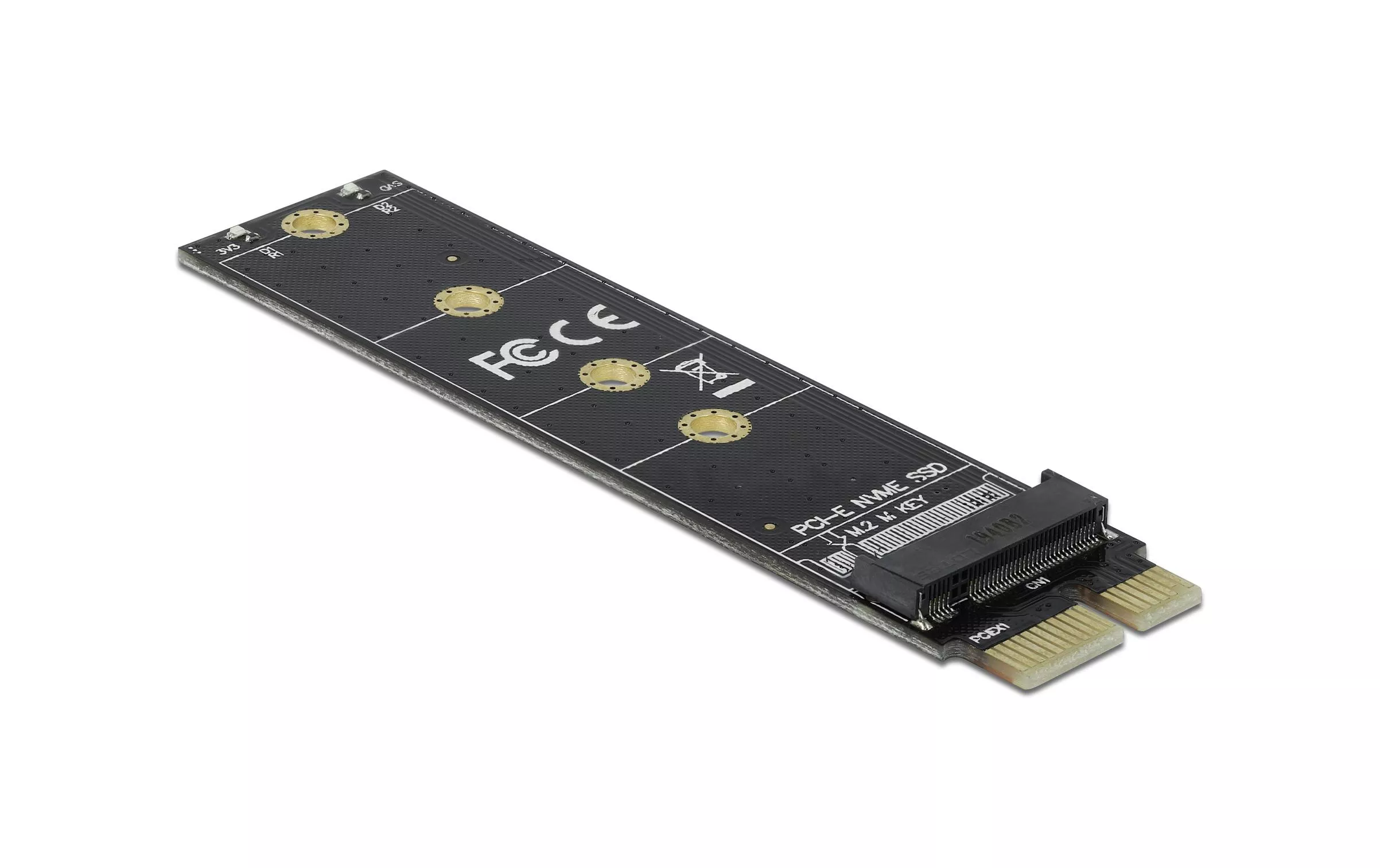Host Bus Adapter PCI Express x1 zu M.2 Key M Adapter