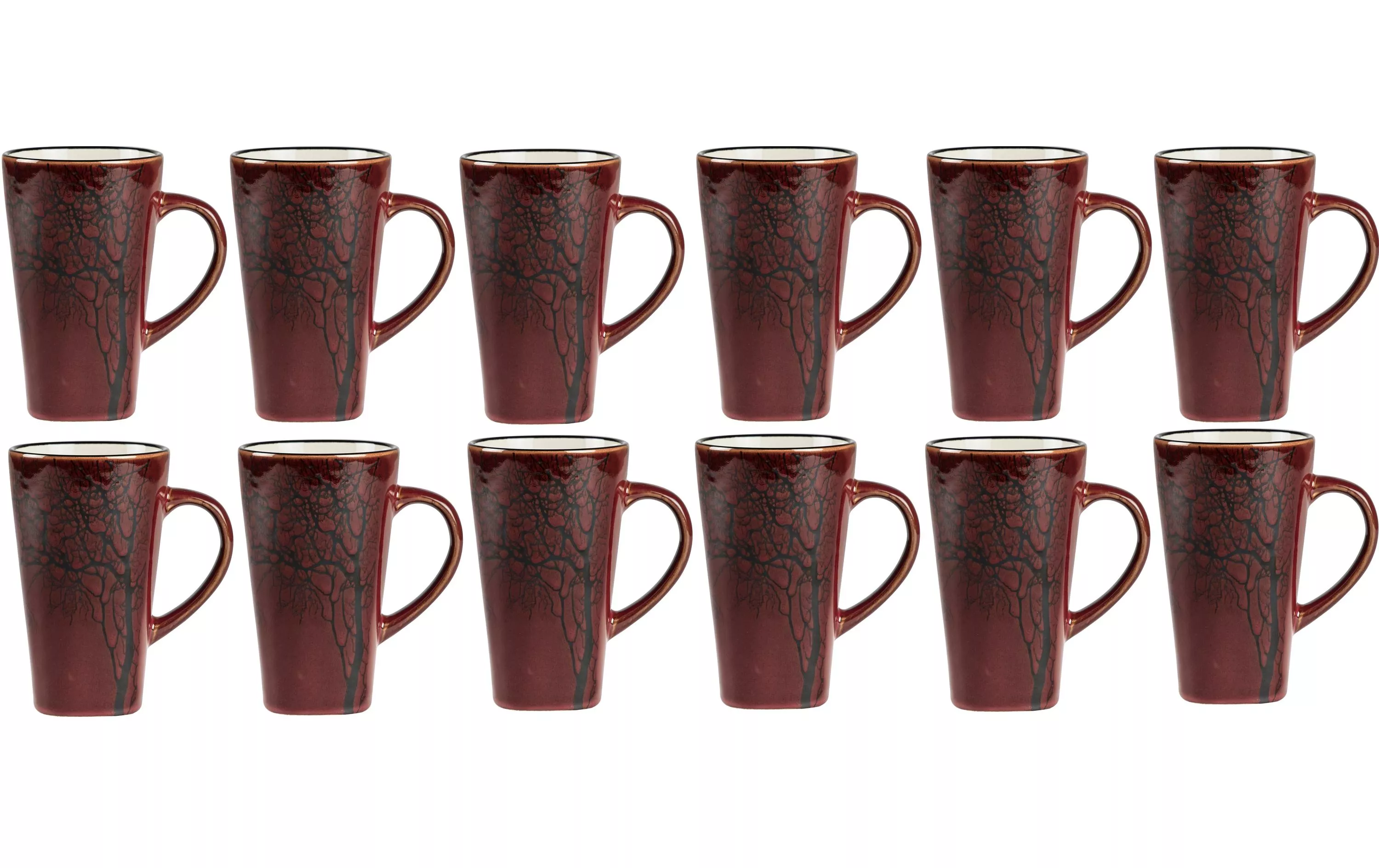Kaffeetasse Hela 500 ml, 12 Stück, Rot