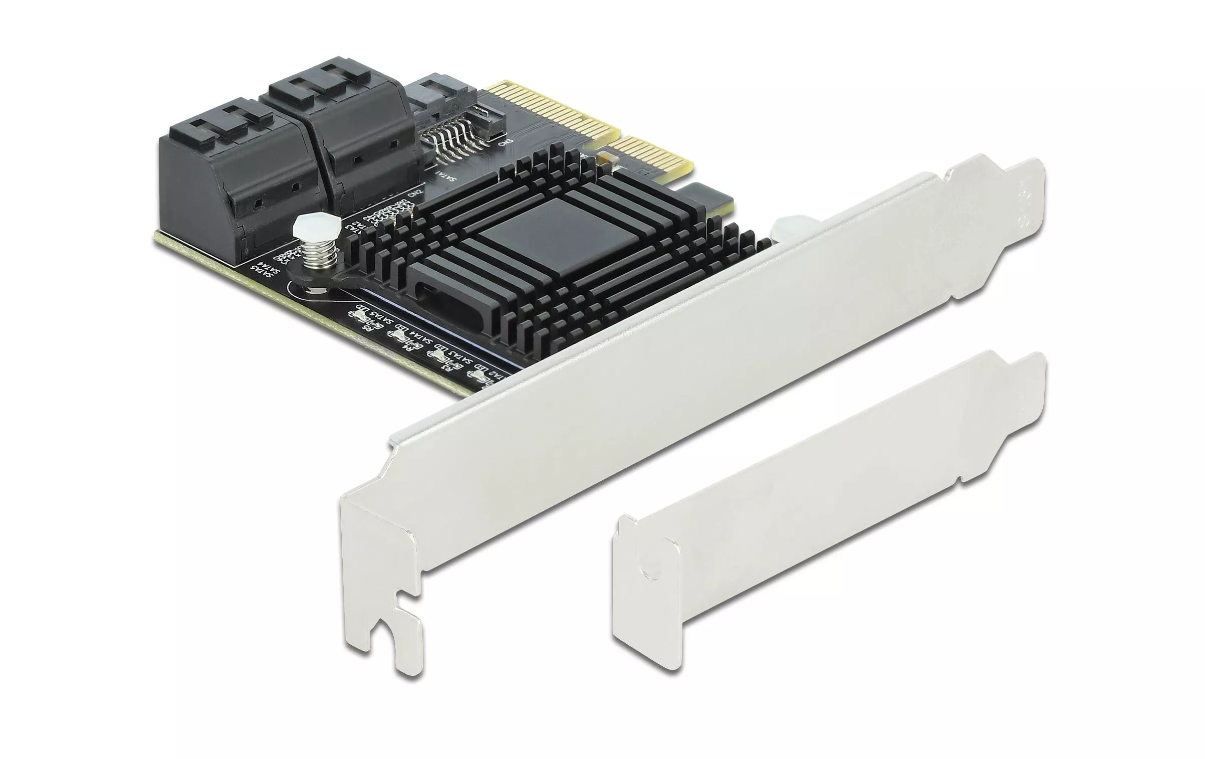 Contrôleur SATA PCI-Ex2 - 5x SATA3 intern interne
