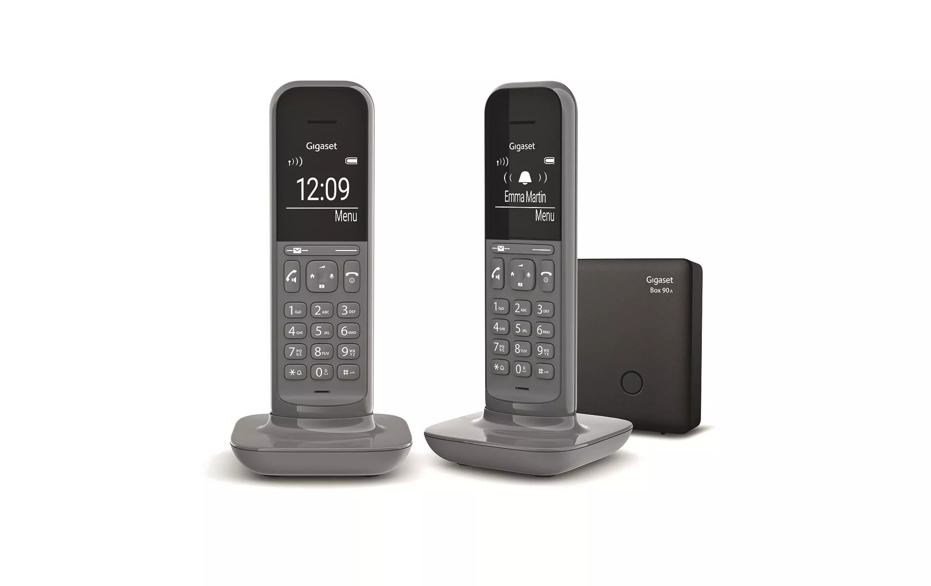 Telefono cordless Gigaset CL390A Duo Grigio - Telefoni fissi