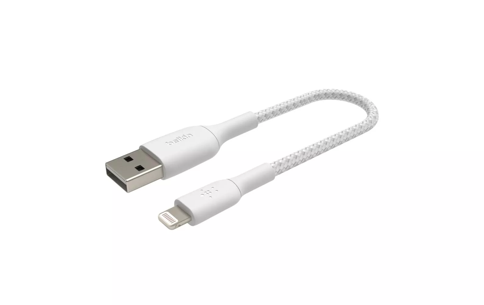 Câble chargeur USB Braided Boost Charge USB A - Lightning 0.15 m
